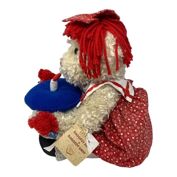 Dakin Raggedy Ann Bear Happy 85th Birthday Bear READ Mini Raggedy Ann Andy Dolls - Picture 2 of 12